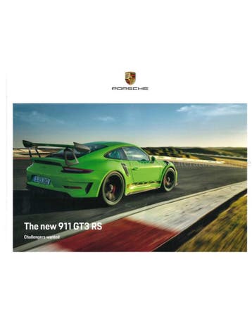 2019 PORSCHE 911 GT3 RS HARDCOVER BROCHURE JAPANS, Nieuw, Porsche, Author