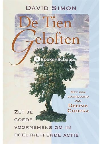 De Tien Geloften David Simon, Boeken, Verzenden, Zo goed als nieuw