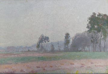 Albert Ciamberlani (1864-1956) - Landschap met kleurvelden
