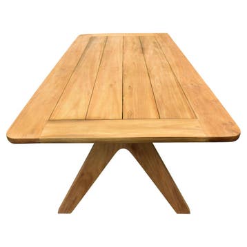 Soerabaya dining tuintafel teak 260x110xH75 cm, Tuin en Terras, Tuintafels, Ophalen of Verzenden, Nieuw, Teakhout