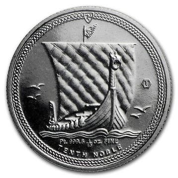 Isle of Man. 2016 1/10 oz Isle of Man Platinum Noble Coin