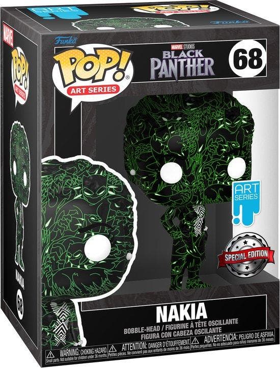 Funko Pop #68 Artist Series: Marvel: Black Panther - Nakia, Kinderen en Baby's, Speelgoed | Overig, Verzenden