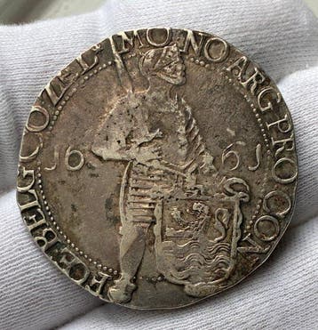 Nederland, Zeeland Zilveren Dukaat 1661/60 overslag / Beuth
