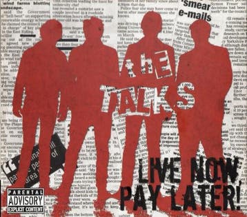 cd - The Talks - Live Now, Pay Later!, Verzenden, Zo goed als nieuw