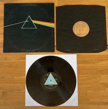 Pink Floyd - DARK SIDE OF THE MOON – 1st UK SOLID BLUE, Nieuw in verpakking