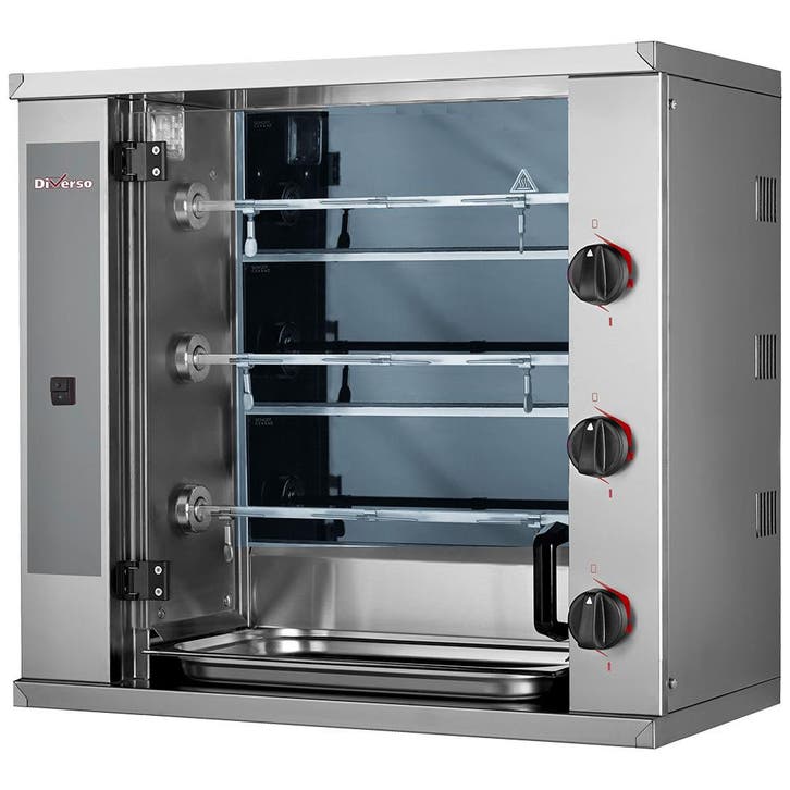 Diverso by Diamond Kippengrill | Small | Elektrisch | 3 Spit, Zakelijke goederen, Horeca | Keukenapparatuur, Nieuw in verpakking