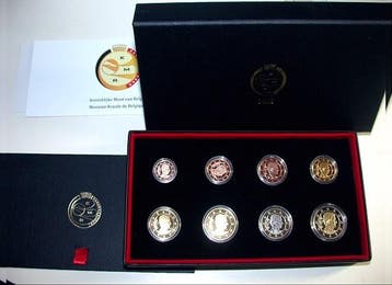 3,88 Euro, munten set 1 Cent-2 Euro 2025 Belgie Philippe, Verzenden