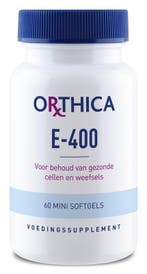 Orthica Vitamine E 400 - softgels 60 softgels, Diversen, Verzenden, Nieuw