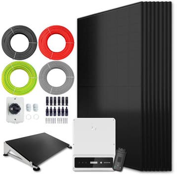Zonnepanelen Pakket Platdak 3.9 kW 9x 430Wp, Ophalen of Verzenden, Nieuw