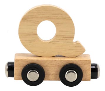 Tryco Houten Naturel Lettertrein - Letter Q, Verzenden, Nieuw