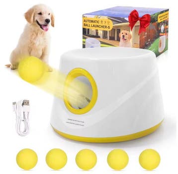 Automatische Ballenwerper Hond – 3 Afstanden en 5 Ballen, Verzenden, Nieuw