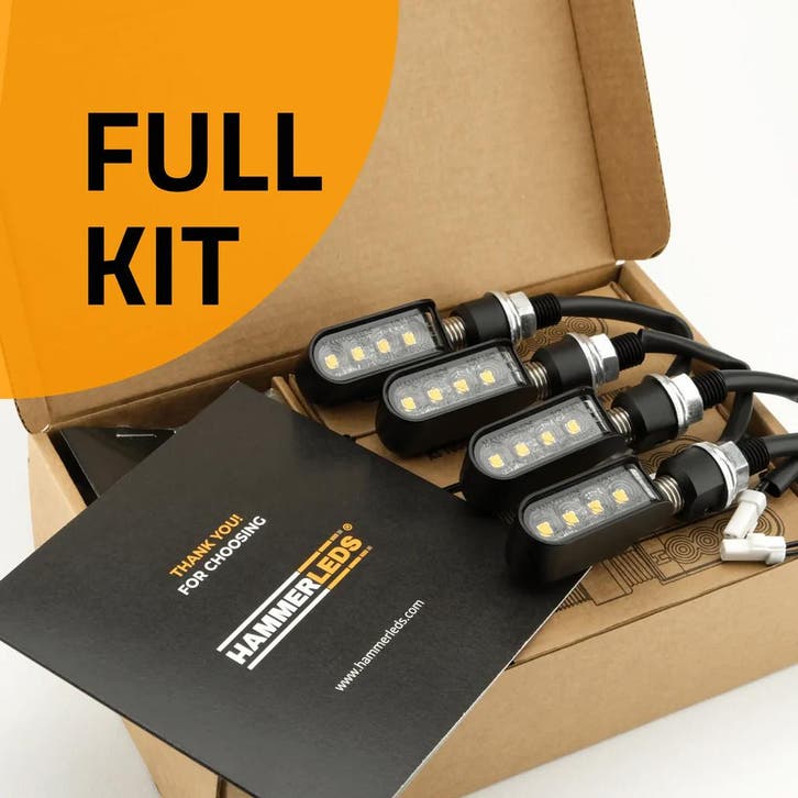 Hammerleds Flex 4 LED Motorcycle Turn Signals voor Honda, Fietsen en Brommers, Brommeronderdelen | Algemeen, Nieuw, Verzenden