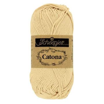 Scheepjes Catona 50gr - 404 English Tea, Hobby en Vrije tijd, Breien en Haken, Verzenden, Nieuw