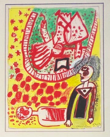 Corneille (1922-2010) - Turbulence de lété. Oeuvre