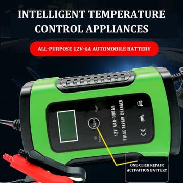 Accu druppel lader druppellader auto acculader 12V + LCD dis, Verzenden, Nieuw