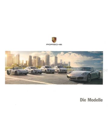 2016 PORSCHE PROGRAMMA BROCHURE DUITS, Nieuw, Porsche, Author