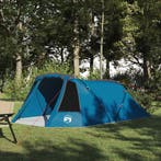 vidaXL Tunnel Tent 3-Person met dak Blauw en Grijs 328 x 228, Caravans en Kamperen, Tenten, Verzenden, Nieuw, Tot en met 2