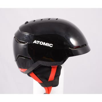 55 56 57 58 59 skihelm/snowboardhelm ATOMIC SAVOR, BLACK/red, Verzenden, Gebruikt, Atomic