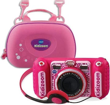 VTech KidiZoom Duo DX Roze | Retourdeal 29% Korting, Ophalen of Verzenden, Nieuw, Ontdekken, Met geluid