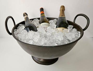 Handgemaakte - Champagne koeler - Koper
