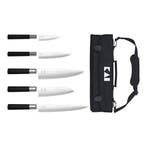 KAI 5-delige Messenset | Zwart | 5 messen, Verzenden