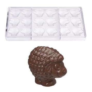 Chocolademal Chocolate World Schaap (18x) 37,5x32x12,5mm, Verzenden, Nieuw