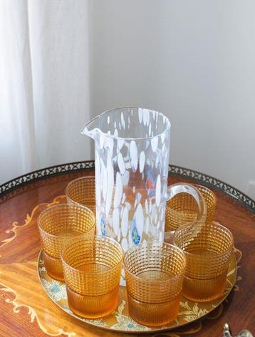 IVV Firenze - Maryana Iskra - Drinkset (7) - Muranoglas -