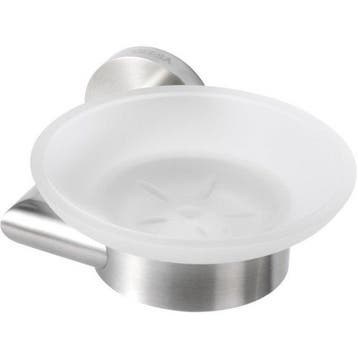 Geesa - Zeephouder met glas Geesa Nemox Inox, Huis en Inrichting, Badkamer | Badtextiel en Accessoires, Ophalen of Verzenden, Nieuw