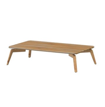 4 Seasons Outdoor Zucca salontafel 120x70xH30 cm teak, Tuin en Terras, Tuintafels, Ophalen of Verzenden, Nieuw