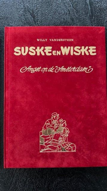 Suske en Wiske - Angst op de Amsterdam - Luxe fluwelen HC -, Boeken, Stripboeken, Nieuw