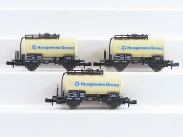 Minitrix N - 13599 - Modeltrein goederenwagon (3) - 3x, Nieuw