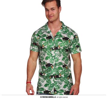 Hawaii Blouse Heren Kaipo Toekan, Kleding | Dames, Ophalen of Verzenden, Nieuw