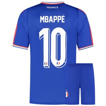 Mbappe Frankrijk Voetbaltenue Thuis - Kind en Volwassenen, Verzenden, Nieuw