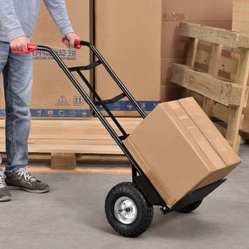 Stalen steekwagen - Max. 100 kg - Incl. handvaten, Verzenden, Nieuw