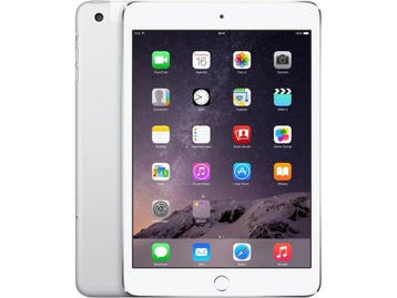 Apple iPad Mini 3 - Tablet - 16GB - Wi-Fi 4 - Zilver, Computers en Software, Apple iPads, Verzenden, Zo goed als nieuw