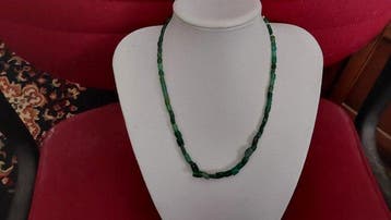 Oud-Romeins, Keizerrijk Glas Romeinse glazen kralen ketting,