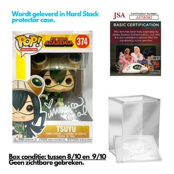 Gesigneerde Funko Pop! My Hero Academia - Tsuyu #374, Verzamelen, Poppetjes en Figuurtjes, Verzenden, Nieuw