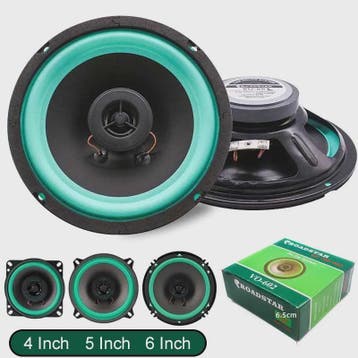 Universele Auto Coaxiale Speakers (4/5/6.5 Inch) - Hoge Kwal, Verzenden, Nieuw