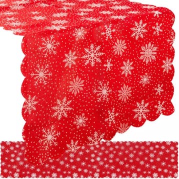 Ruhhy Kersttafel Loper 185x35cm: Elegante Bescherming voo..., Diversen, Kerst, Ophalen of Verzenden, Nieuw