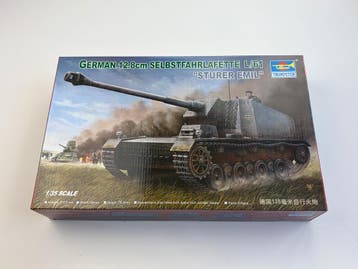 Trumpeter 00350 | German 12.8cm Selbstfahrlafette L/61, Hobby en Vrije tijd, Verzenden, Nieuw