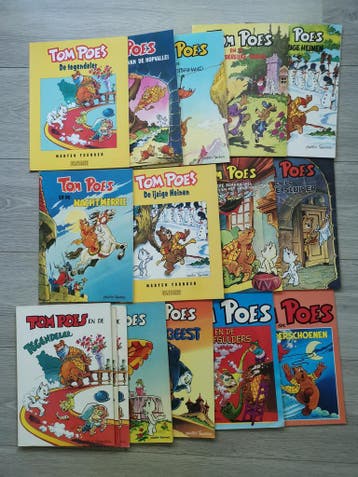 Tom Poes | Stripboeken | Olivier Bommel | Marten Toonder, Meerdere stripboeken, Verzenden, Gelezen