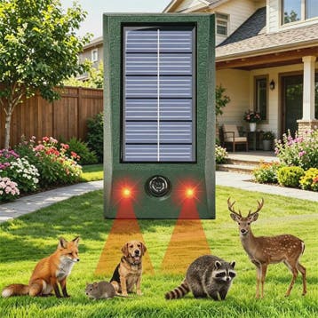 Solar Ongedierteverjager met Ultrasoon Geluid en Stroboscoop, Dieren en Toebehoren
