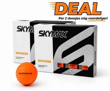 Skymax BiPower Soft Feel Golfballen 2x 12 pack, Ophalen of Verzenden, Nieuw, Bal(len)