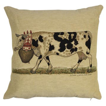 gobelin kussen almabtrieb koebel spikkel 45x45cm, Verzenden, Nieuw