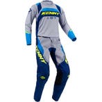 Crosskleding Set Kenny Track Grijs Blauw - MAAT 30 / SMALL, Verzenden, Nieuw met kaartje, Motorcrosskleding, Kenny