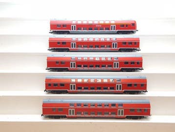 Piko H0 - 57621 - Modeltrein personenwagen (5) - 5x, Nieuw