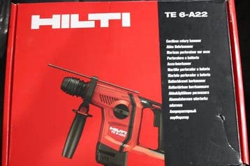 Hilti TE6-A22 Boorhamer Accu Li-Ion - Gebruikt Outlet, Doe-het-zelf en Verbouw, Gereedschap | Boormachines, Ophalen of Verzenden