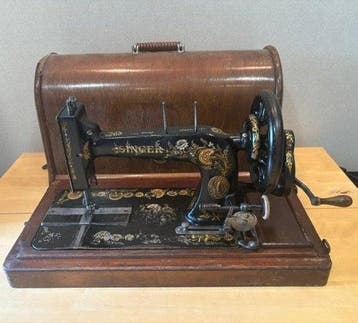Singer 48K Naaimachine - 1902 - IJzer, Antiek en Kunst