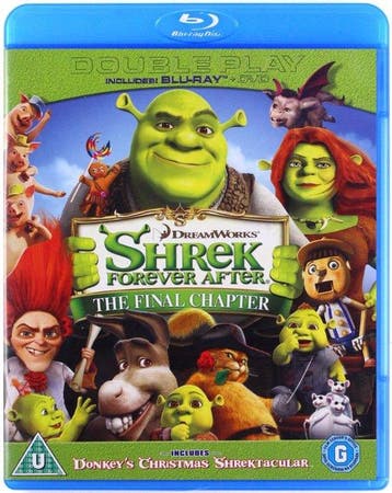 Shrek 4 blu-ray plus dvd import (blu-ray tweedehands film), Cd's en Dvd's, Ophalen of Verzenden, Zo goed als nieuw