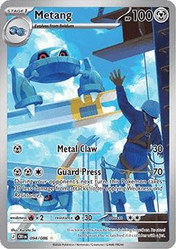 Pokémon TCG - Metang - Chaos Rising - 094/086 (Pokemon TCG), Verzenden, Zo goed als nieuw